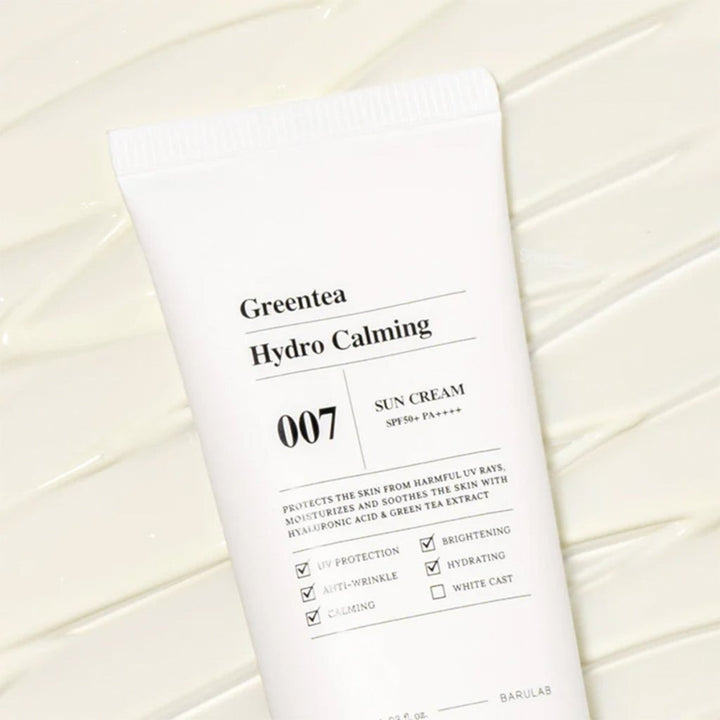 Barulab Greentea Hydro Calming Sun Cream - Yeşil Çaylı Güneş Kremi 60ml - BARULAB - Vionine