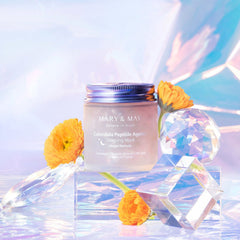 Calendula Peptide Besleyici Kırışıklık Karşıtı Uyku Maskesi 110 mL - Mary & May - Vionine