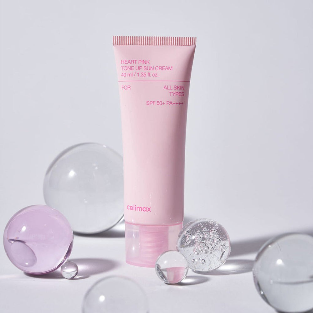 Celimax Heart Pink Tone Up Sun Cream SPF+PA++++/ Pembe Tone-Up Güneş Koruyucu Krem - Celimax - Vionine