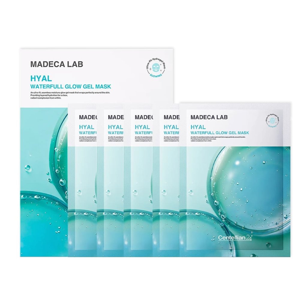 Centellian24 Hyal Waterfull Glow Gel Mask / Hyaluronik Asit İçeren Soğutucu Hidrojel Maske (22mlx5 Adet) - Centellian24 - Vionine