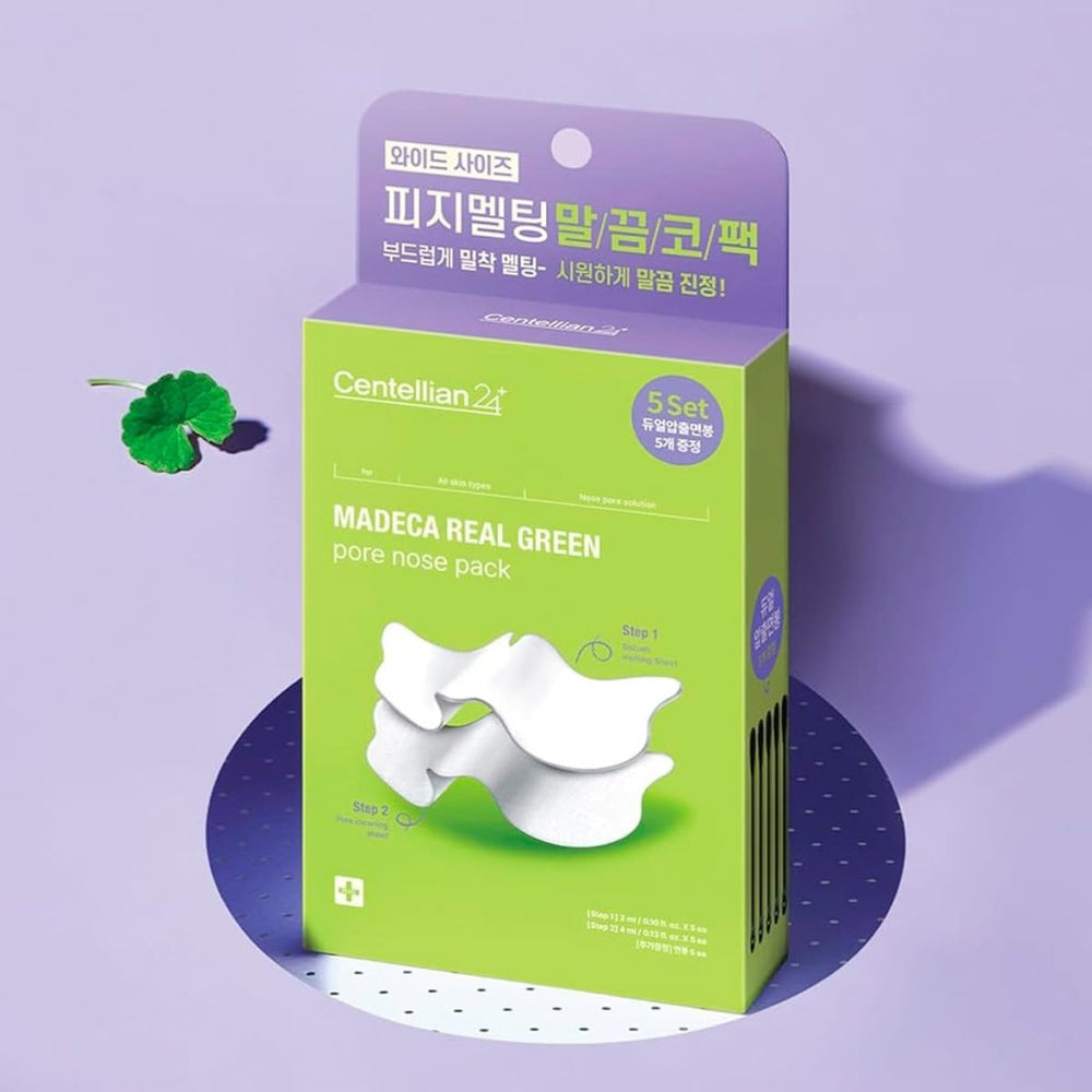 Centellian24 Madeca Real Green Nose Pore Pad / 2 Adımlı Bakım (7ml x 5 Set) - Centellian24 - Vionine