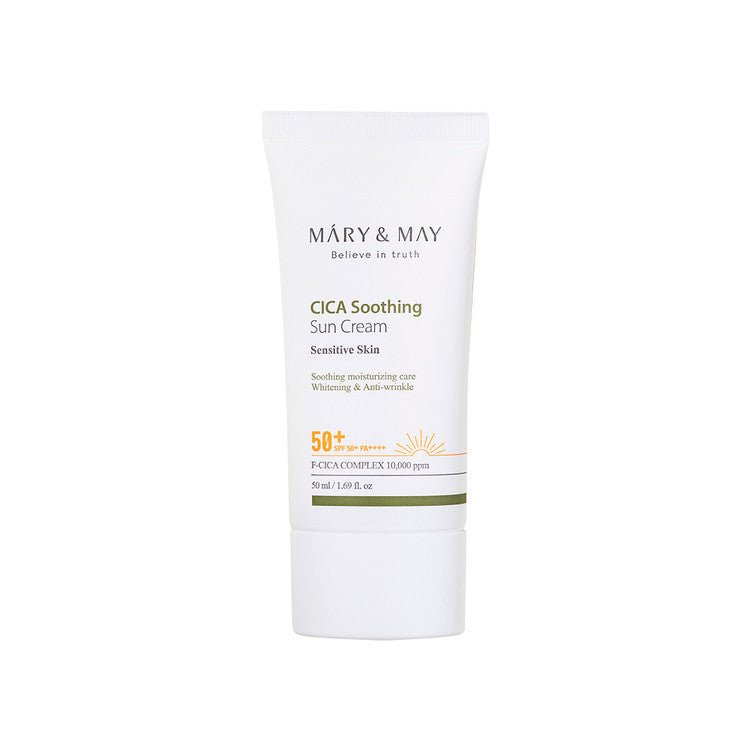 Cica Soothing Sun Cream - Cica Yatıştırıcı Güneş Kremi Spf 50+ PA++++ 50 ml - Mary & May - Vionine