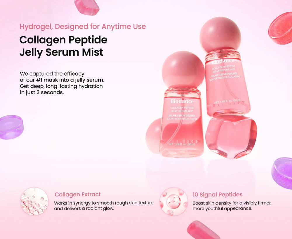 Biodance Collagen Peptide Jelly Serum Mist, 50 ml / 1.69 fl oz - Biodance K-Beauty view 3