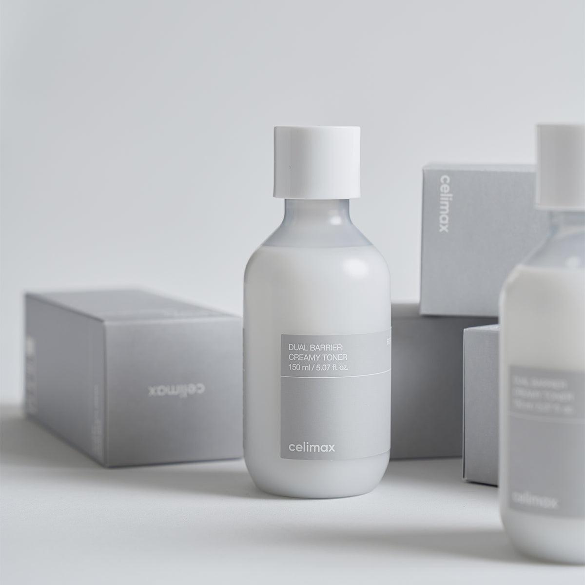 Hassas ve Kuru Ciltlere Peptit İçeren Bariyer Onarıcı Tonik - Dual Barrier Creamy Toner 150 mL - Celimax - Vionine