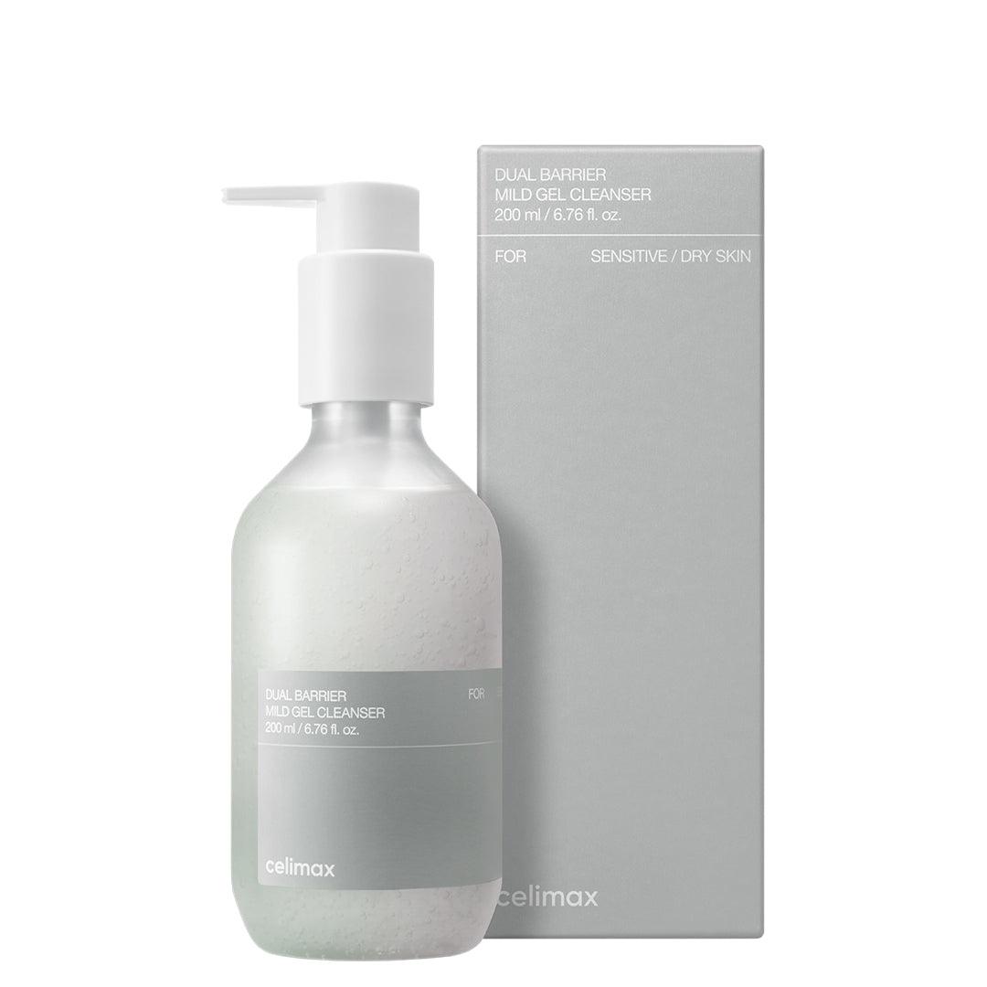 Hassas ve Kuru Ciltleri Nemlendiren Nazik Jel Temizleyicii - Dual Barrier Mild Gel Cleanser 200 mL - Celimax - Vionine
