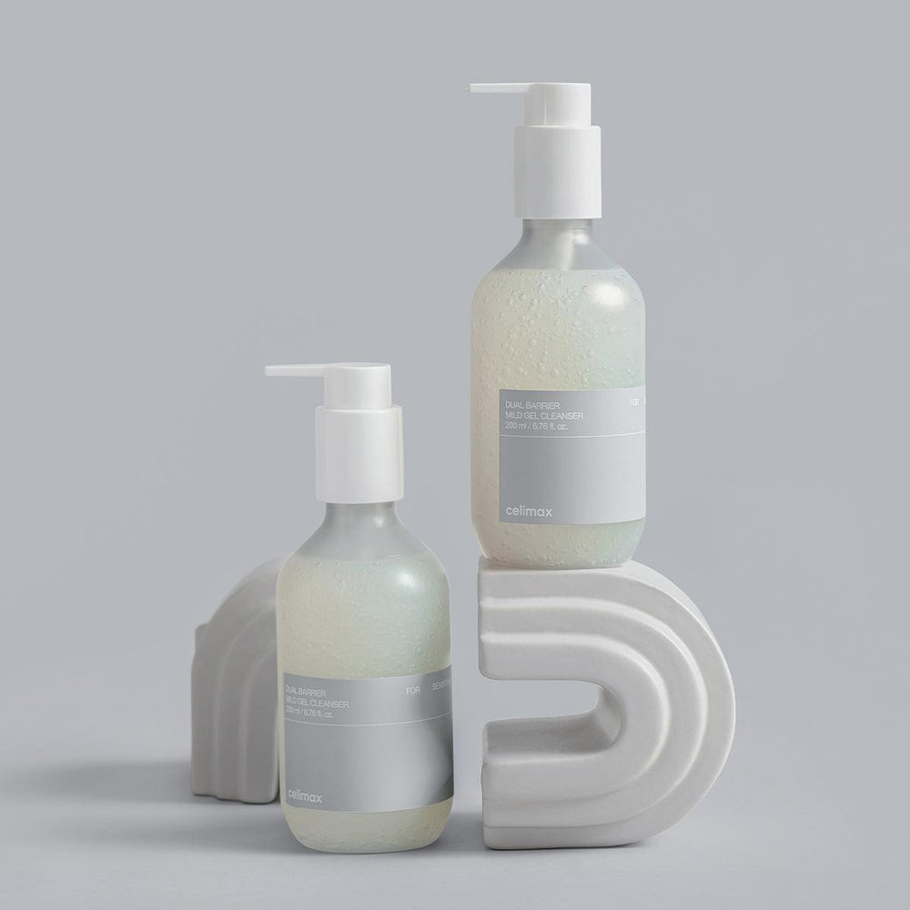Hassas ve Kuru Ciltleri Nemlendiren Nazik Jel Temizleyicii - Dual Barrier Mild Gel Cleanser 200 mL - Celimax - Vionine