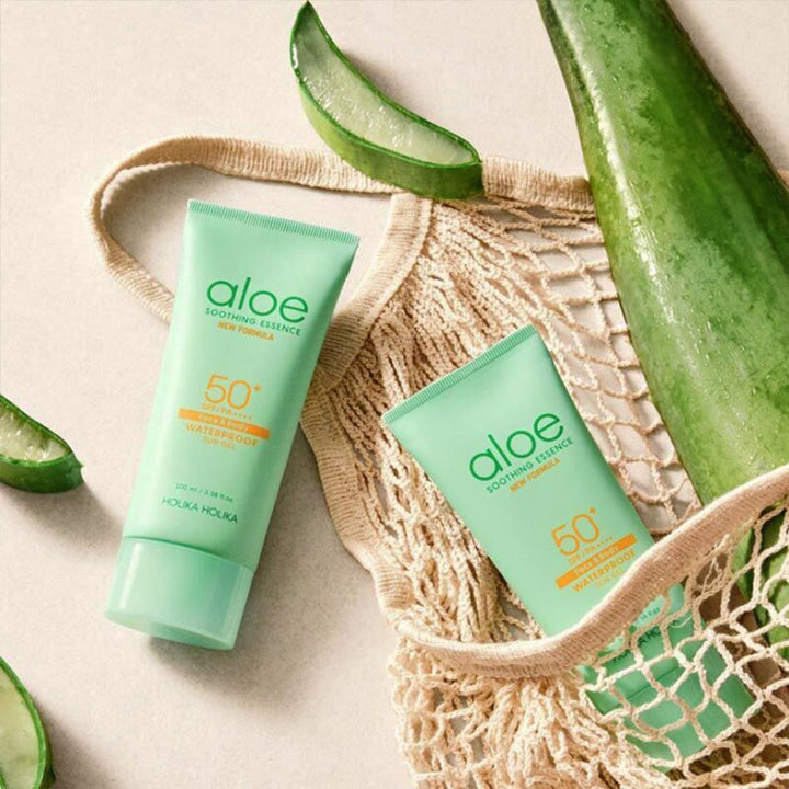 Holika Holika Aloe Essence Waterproof Sun Cream SPF50 PA++++ 70ml - HOLIKA HOLIKA - Vionine