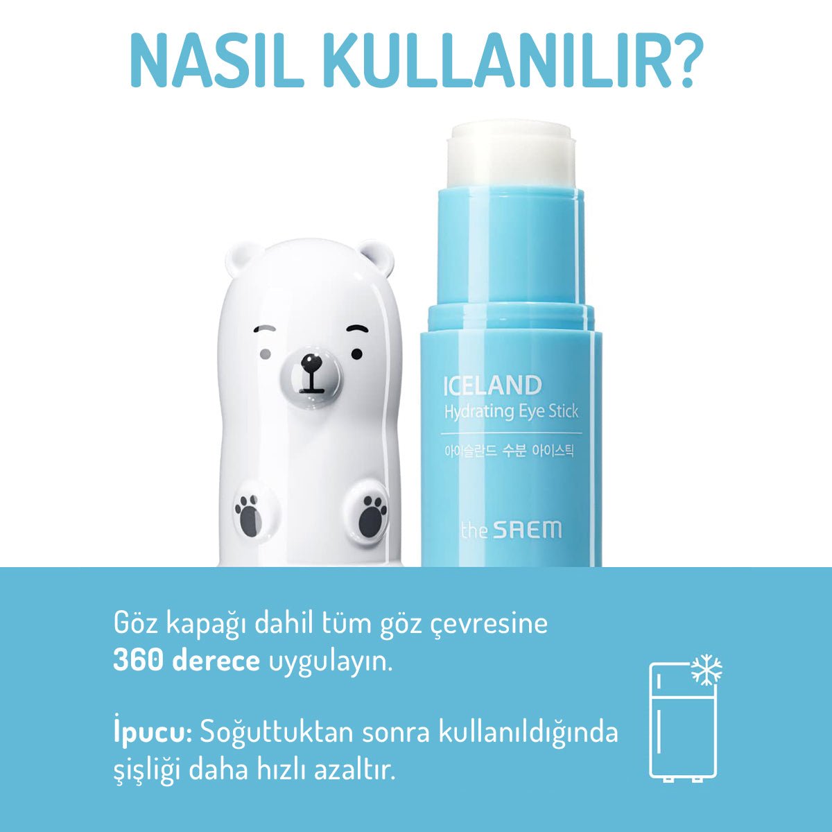Iceland Hydrating Göz Çevresi İçin Nemlendirici Stick - THE SAEM - Vionine