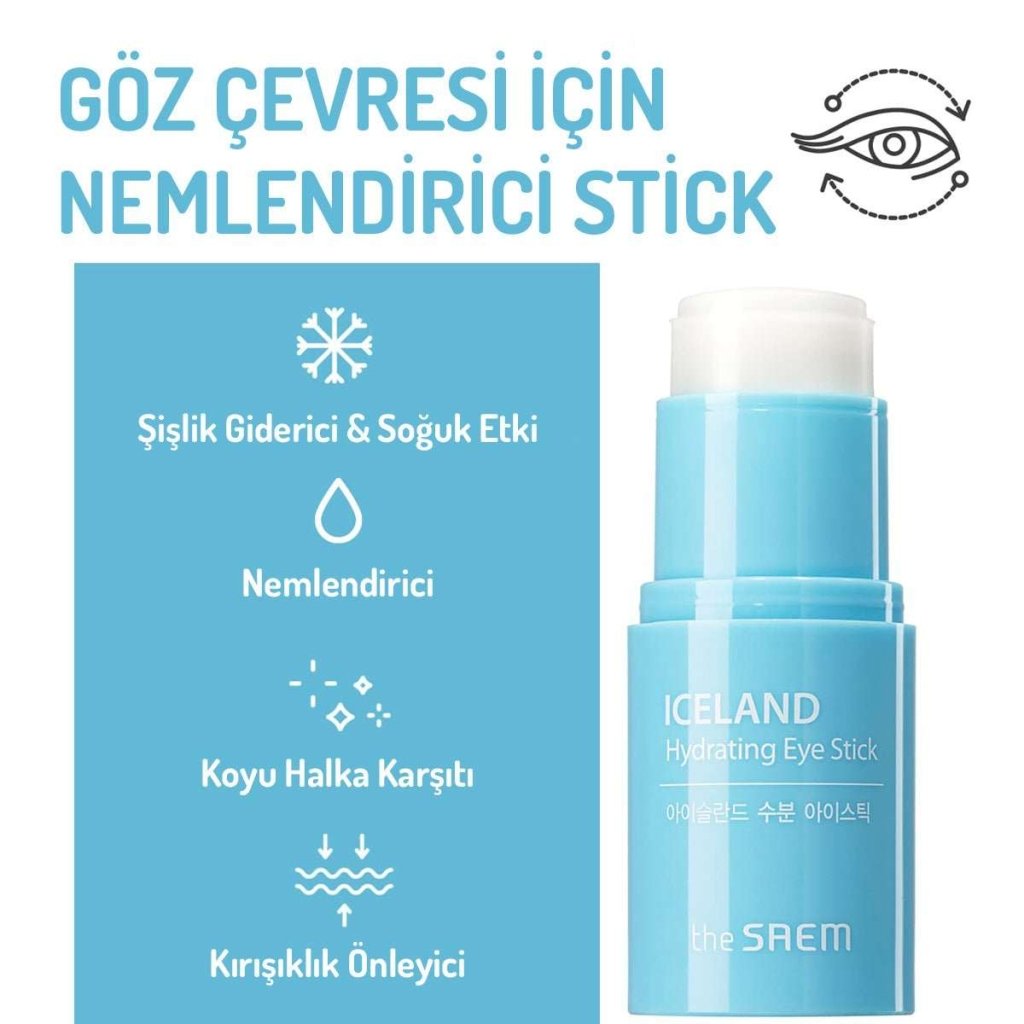 Iceland Hydrating Göz Çevresi İçin Nemlendirici Stick - THE SAEM - Vionine
