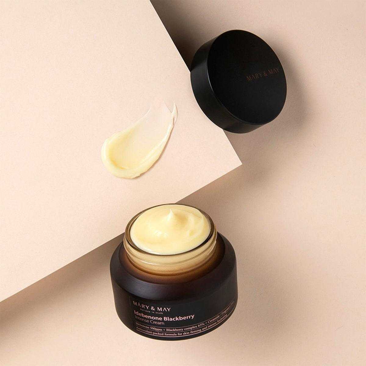 Idebenone + Blackberry Antioksidan ve Yaşlanma Karşıtı Nemlendirici Complex Intensive Cream 70 gr - Mary & May - Vionine