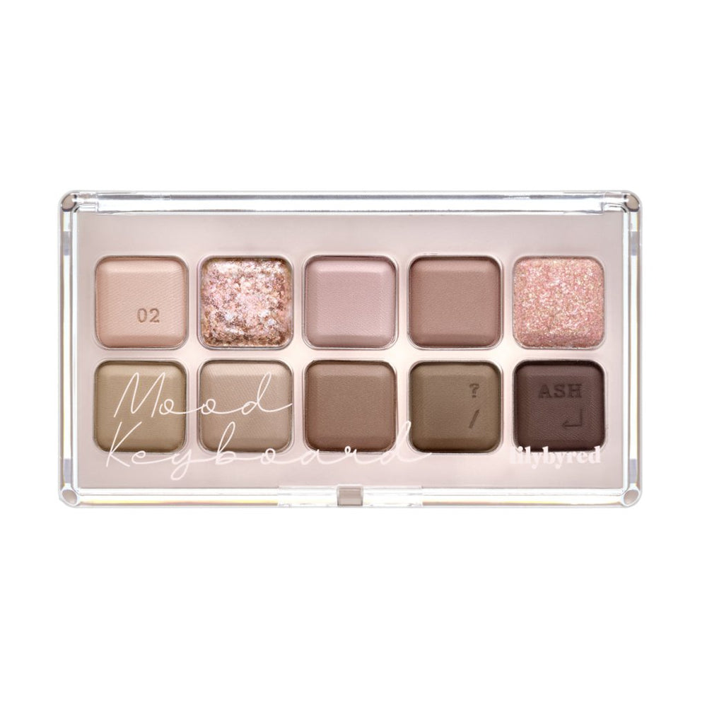 Lilybyred Mood Keyboard / 10’lu Göz Farı 02 Ash Mauve - Lilybyred - Vionine