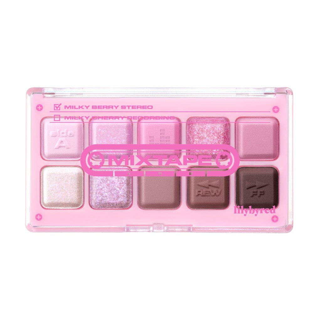 Lilybyred Mood Keyboard / 10’lu Göz Farı 09 Milky Berry Stereo - Lilybyred - Vionine