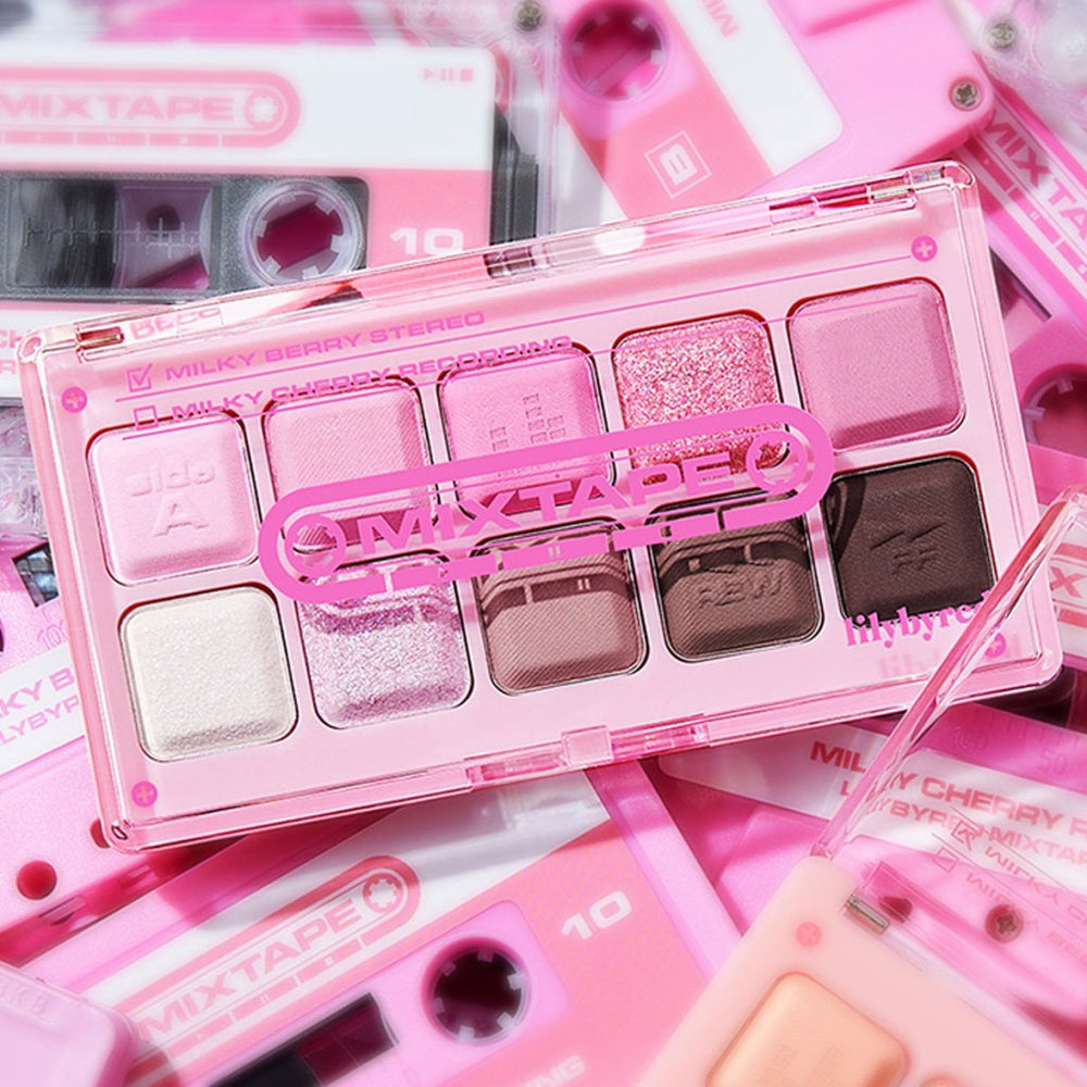 Lilybyred Mood Keyboard / 10’lu Göz Farı 09 Milky Berry Stereo - Lilybyred - Vionine