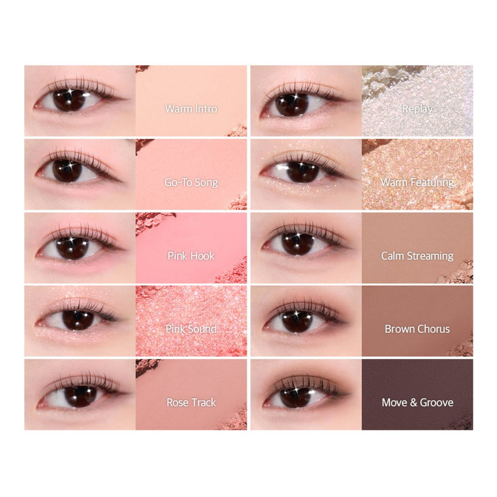 Lilybyred Mood Keyboard / 10’lu Göz Farı 10 Milky Cherry Recording - Lilybyred - Vionine