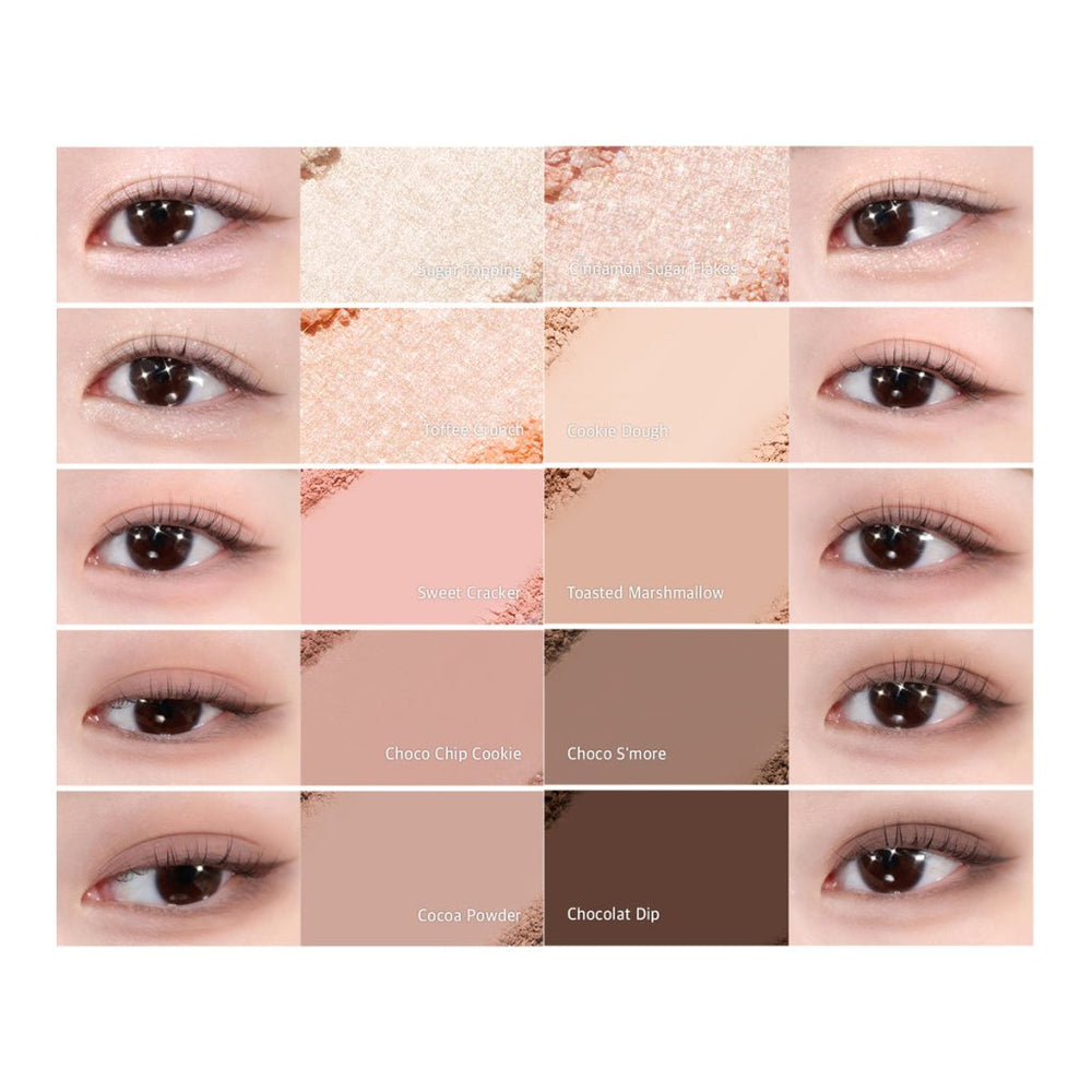 Lilybyred Mood Keyboard / 10’lu Göz Farı 11 Choco Chip Smore - Lilybyred - Vionine