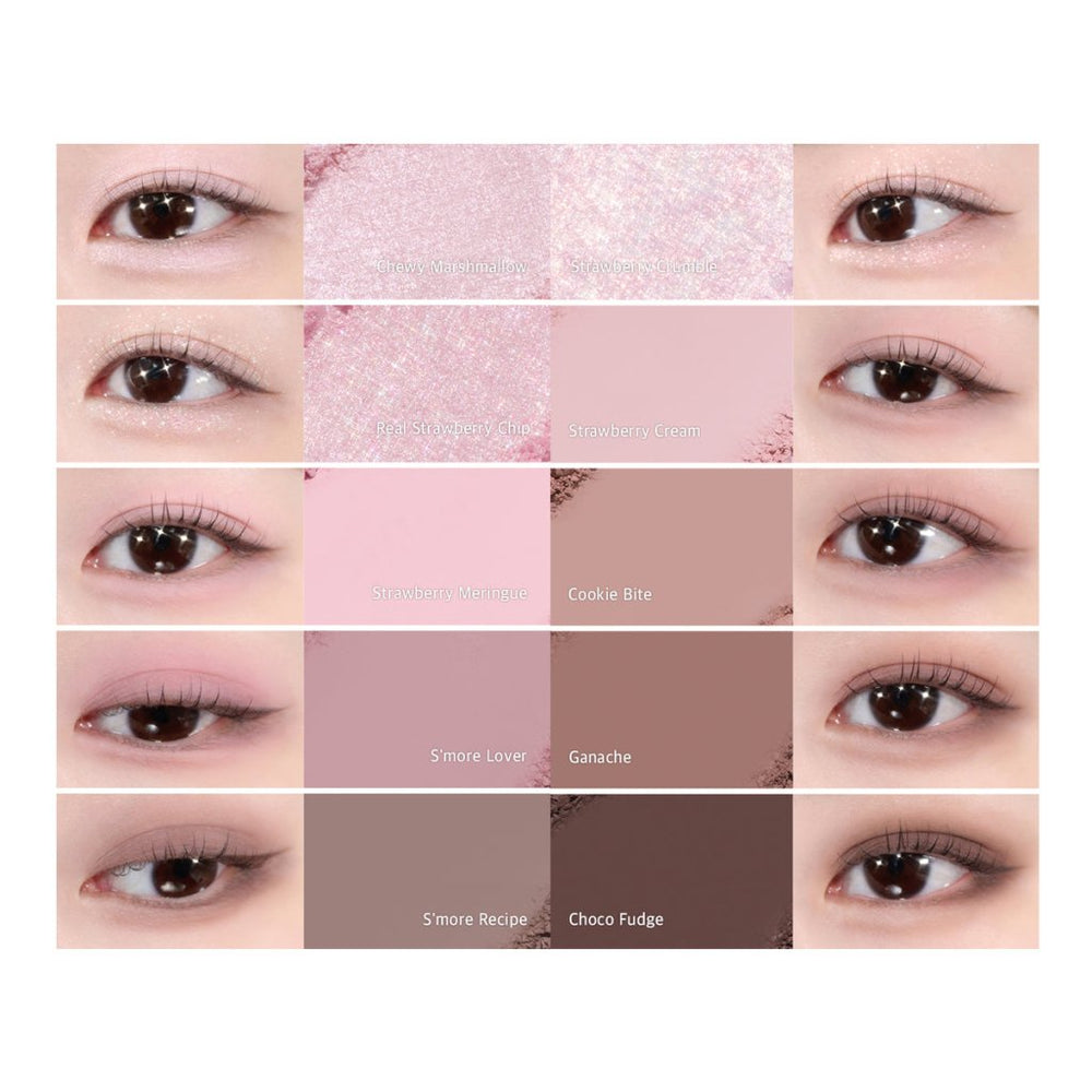 Lilybyred Mood Keyboard / 10’lu Göz Farı 12 Strawberry Chip Smore - Lilybyred - Vionine