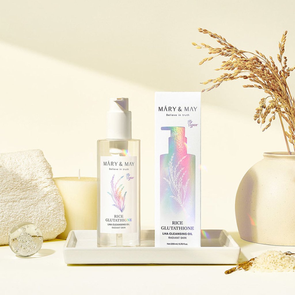 Mary & May Rice Glutathione LHA Cleansing Oil 200ml - Mary & May - Vionine