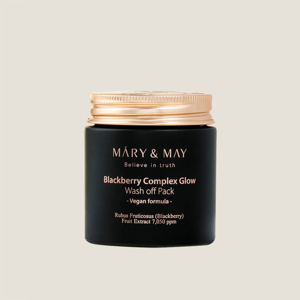 Mary&May Blackberry Complex Glow Washoff Pack/ Cilt Tonunu Aydınlatan Cilt Bakım Maskesi 125 g - Mary & May - Vionine