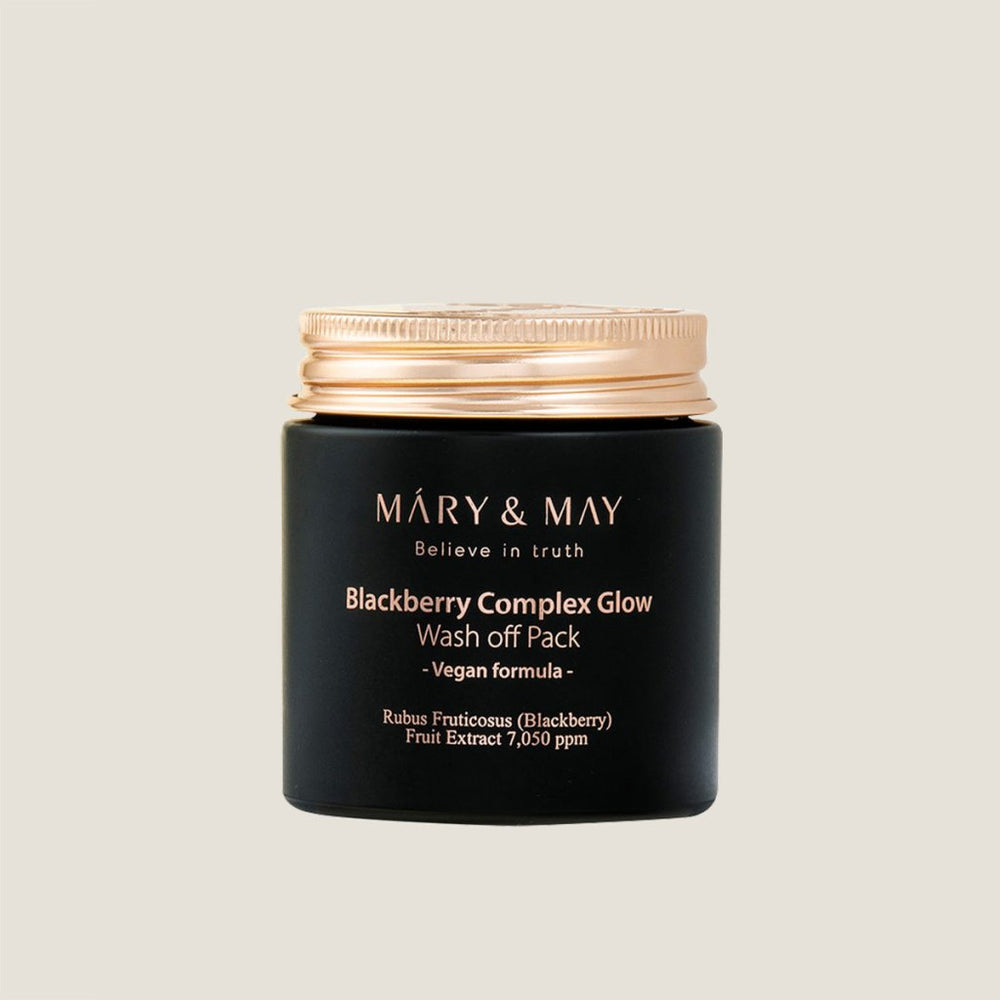 Mary&May Blackberry Complex Glow Washoff Pack/ Cilt Tonunu Aydınlatan Cilt Bakım Maskesi 125 g - Mary & May - Vionine