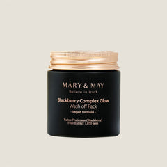 Mary&May Blackberry Complex Glow Washoff Pack/ Cilt Tonunu Aydınlatan Cilt Bakım Maskesi 125 g - Mary & May - Vionine