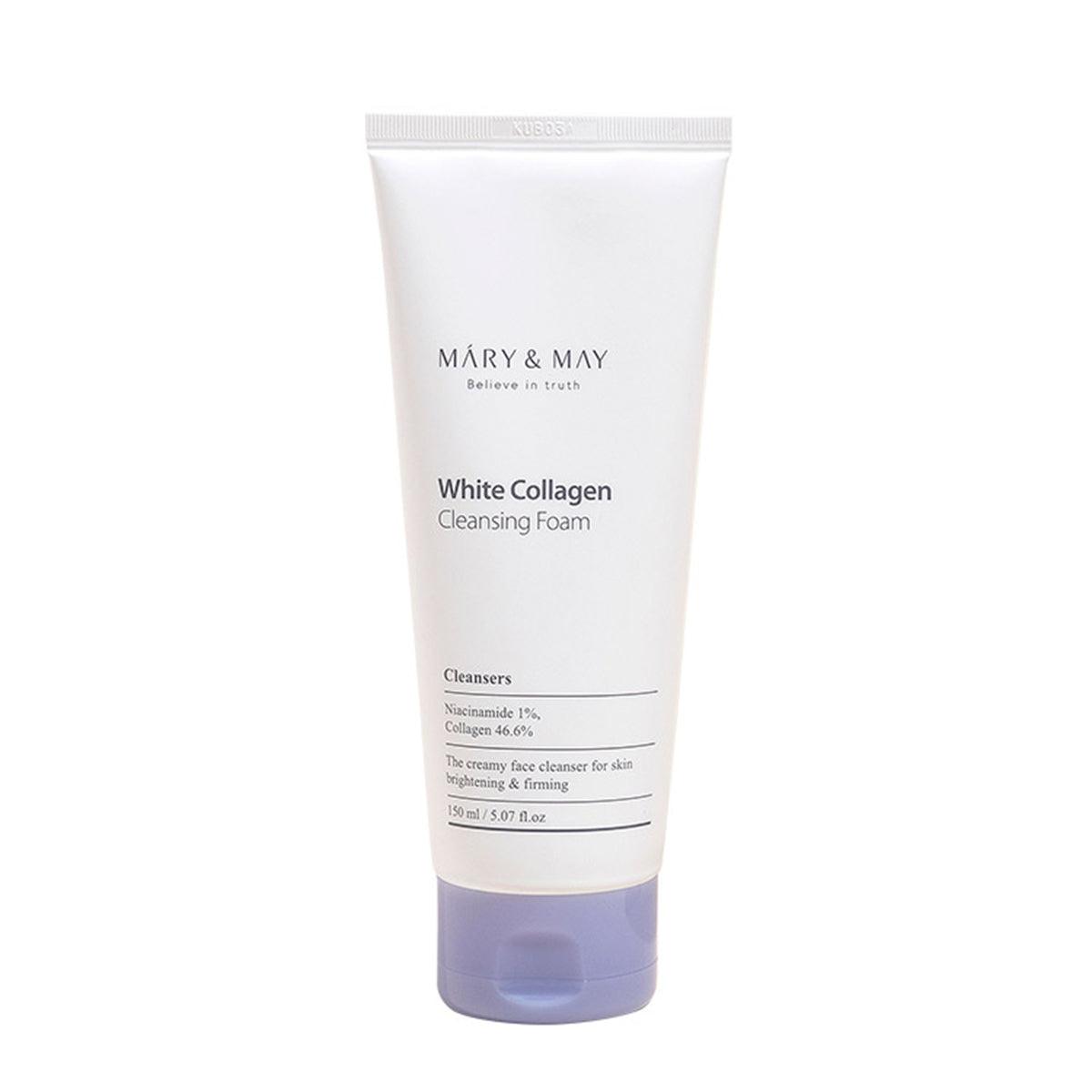 Niacinamide+Kolajen İçeren Beyazlatıcı Temizleme Köpüğü - White Collagen Cleansing Foam 150 mL - Mary & May - Vionine