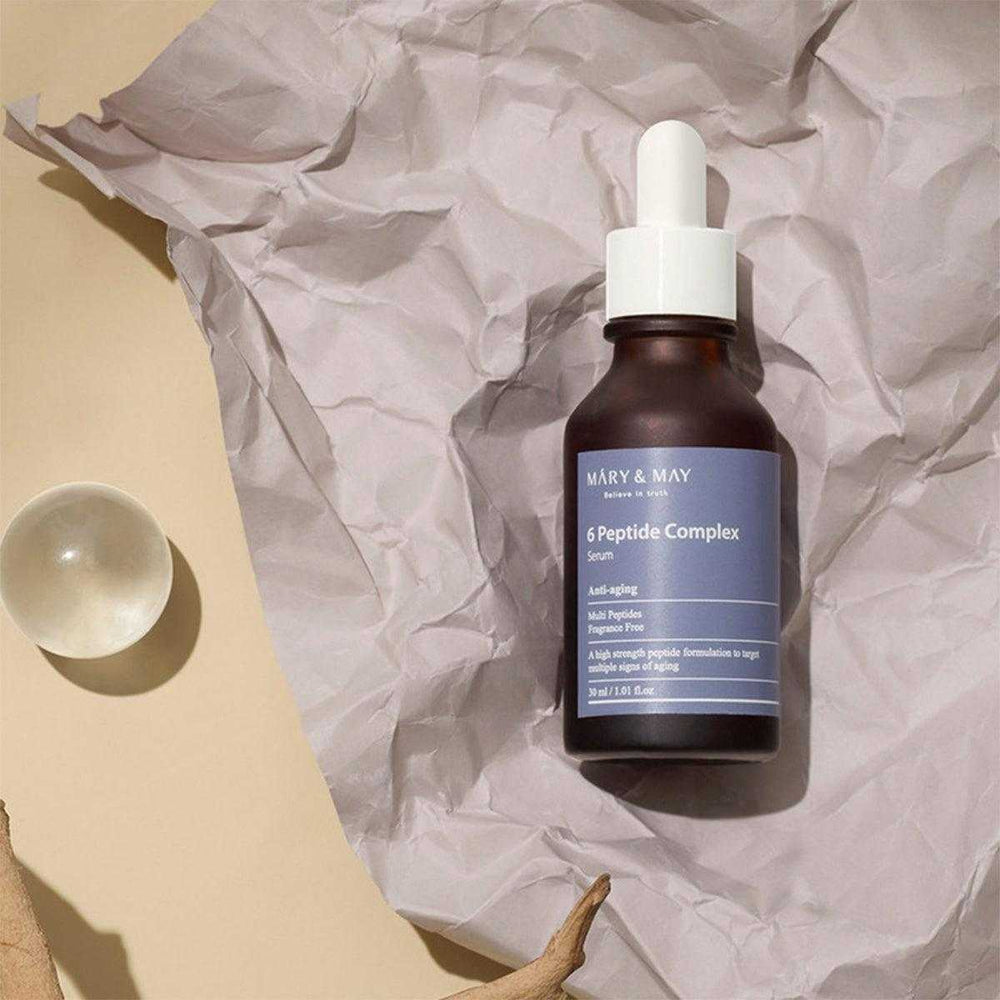 Peptide Serum 6 Çeşit Peptit İçeren Elastikiyet Kaybı ve Yaşlanma Karşıtı Anti Aging Serum 30 mL - Mary & May - Vionine