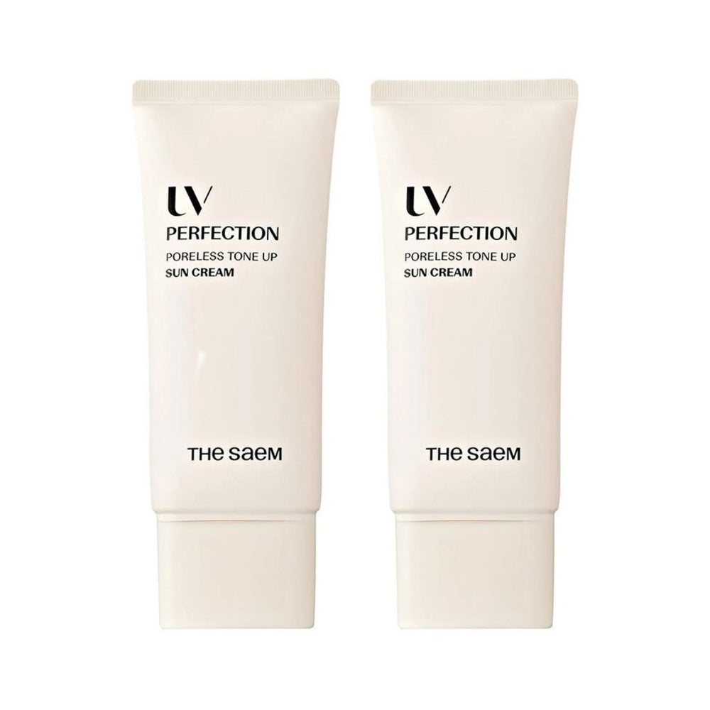 Poreless Tone Up Vegan Ton Eşitleme Güneş Kremi SPF50+ PA++++ (2 Adet ) - The Saem - Vionine
