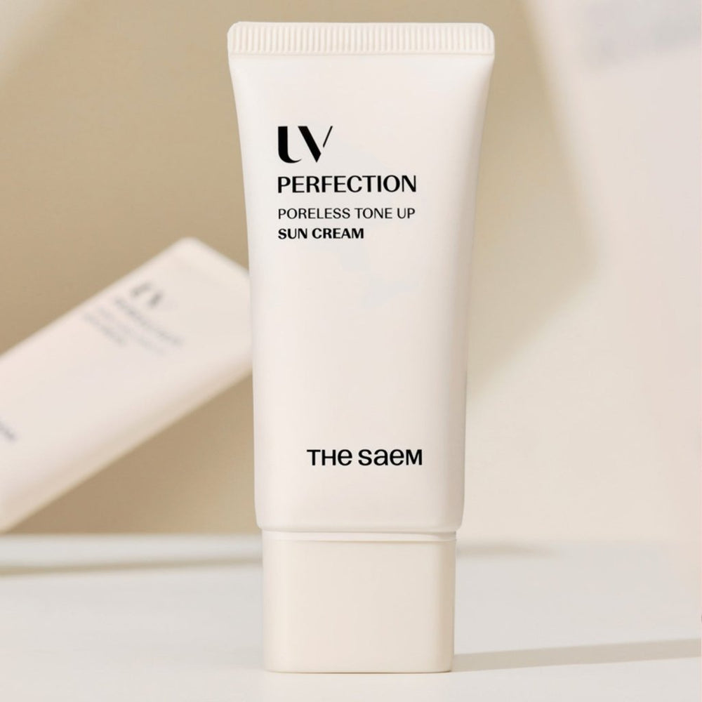 Poreless Tone Up Vegan Ton Eşitleme Güneş Kremi SPF50+ PA++++ (2 Adet ) - The Saem - Vionine