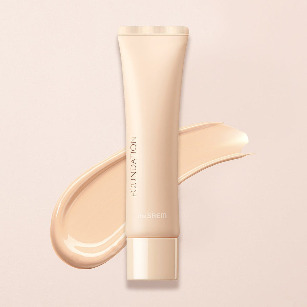 Saemmul Airy Cotton Hafif Yapılı Mat Bitişli Fondöten - Light Beige 30 mL - THE SAEM - Vionine