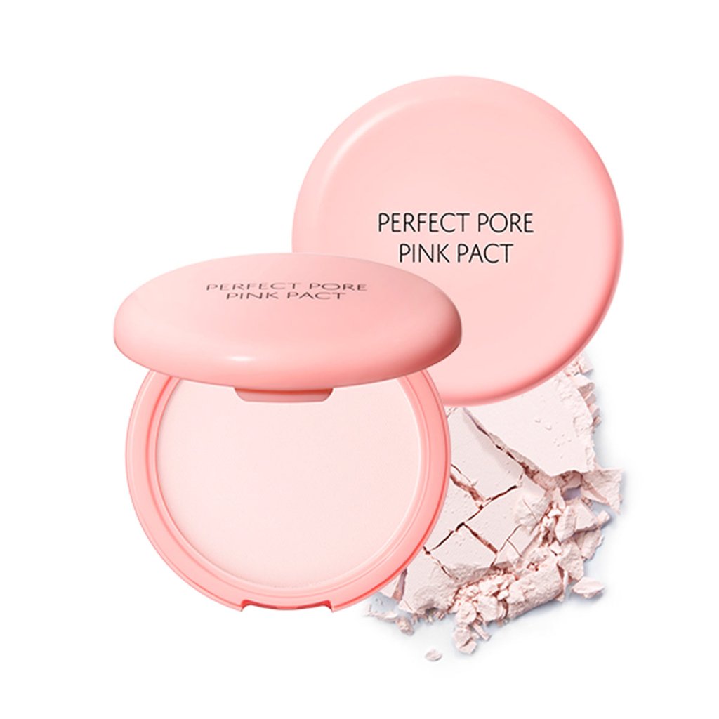 Saemmul Perfect Pore Pink Pact Gözenek Görünümünü Kapatan Transparan Pudra - Pembe - THE SAEM - Vionine