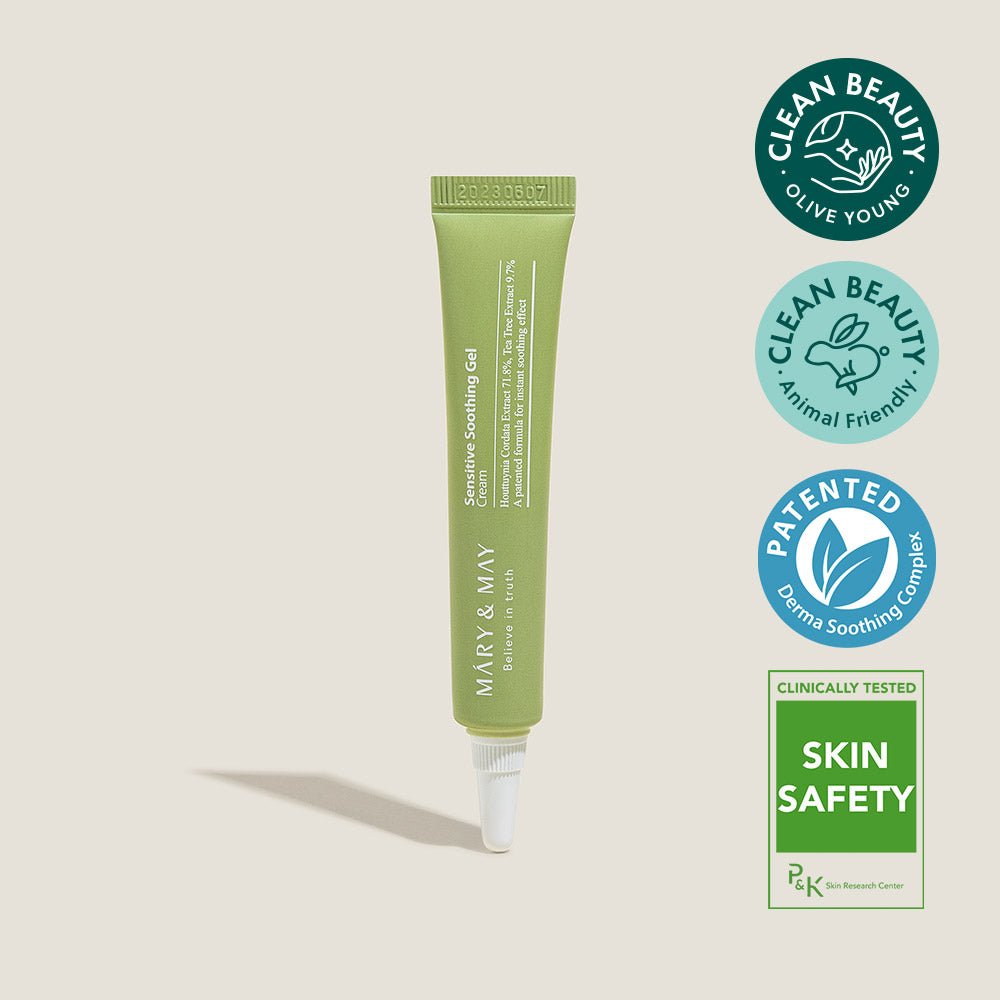 Sensitive Soothing Gel Cream / Hassas ve Yağlı Ciltlere Özel Yatıştırıcı ve Cilt Bariyerini Güçlendiren Nemlendirici Krem 12gr - Mary & May - Vionine
