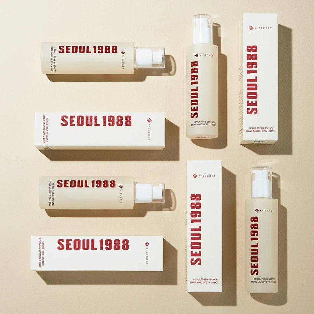 Seoul 1988 Snail Mucin %97 + Rice Essence Onarıcı Salyangoz ve Pirinç Esans - K - SECRET - Vionine