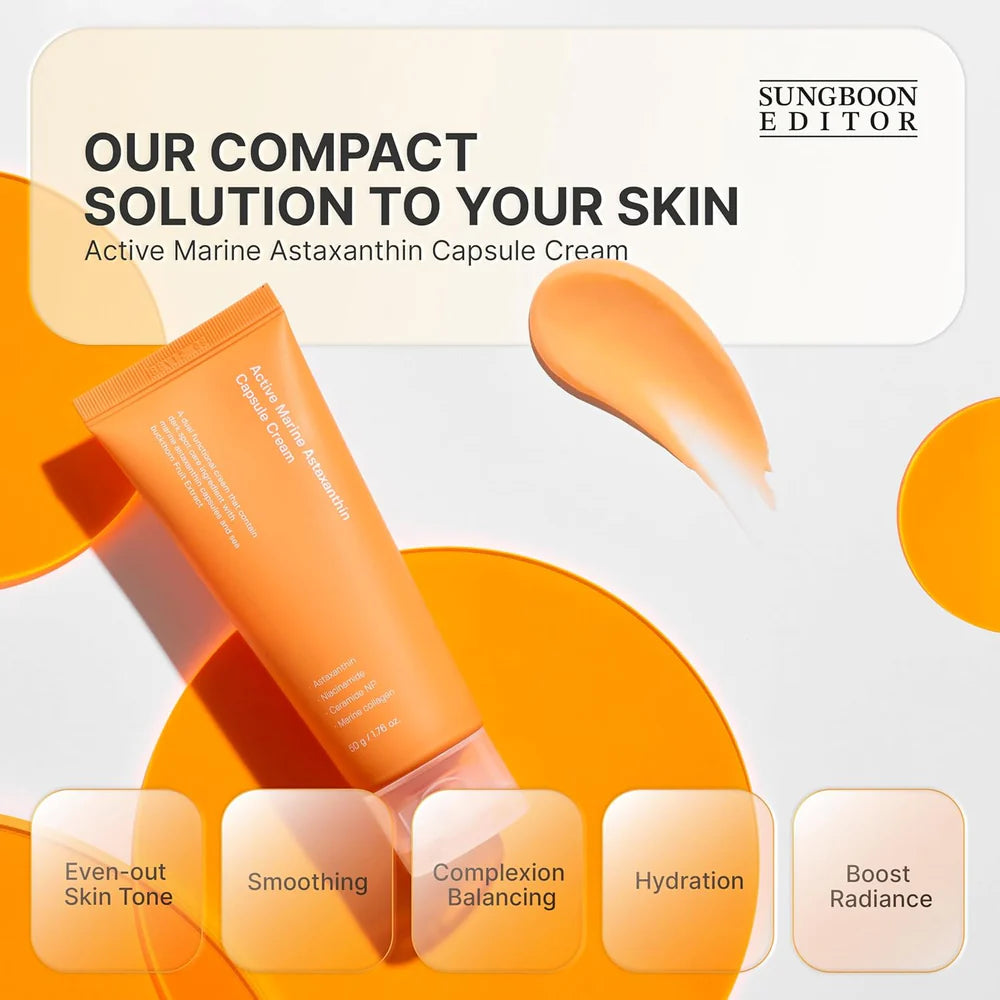 Sungboon Editor Active Marine Astaxanthin Capsule Cream 50ml – product photo 5