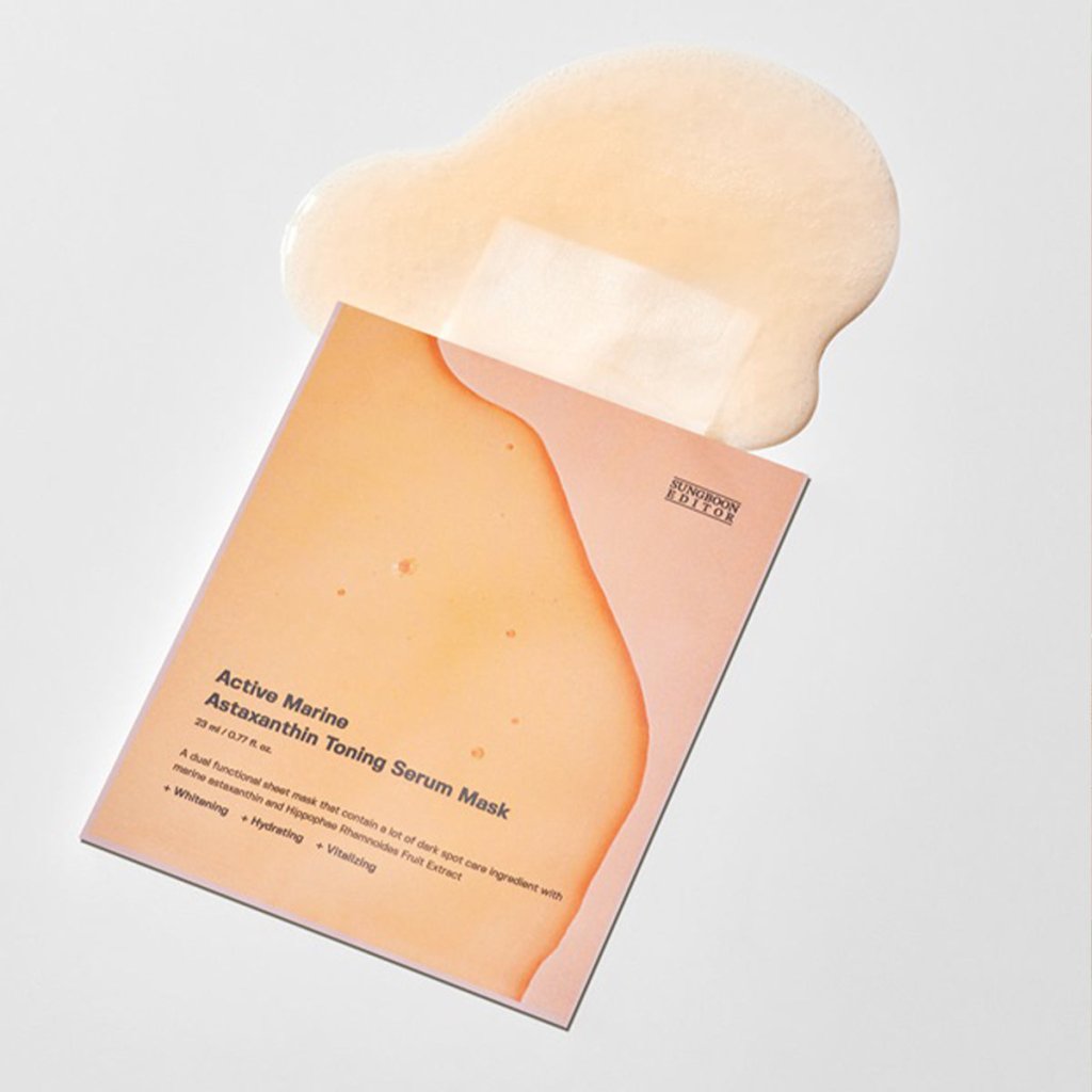 Sungboon Editor Active Marine Astaxanthin Toning Serum Mask