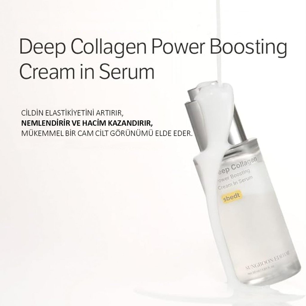 Sungboon Editor Deep Collagen Power Boosting Cream - Serum / Kolajen İçeren Dolgun ve Glass Skin Etkisi - SUNGBOON EDITOR - Vionine