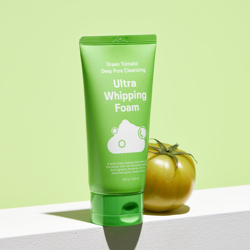 Sungboon Editor Green Tomato Deep Pore Cleansing Whipping Foam 120g – product photo 2