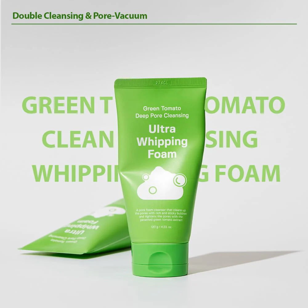 Sungboon Editor Green Tomato Deep Pore Cleansing Whipping Foam 120g – product photo 3