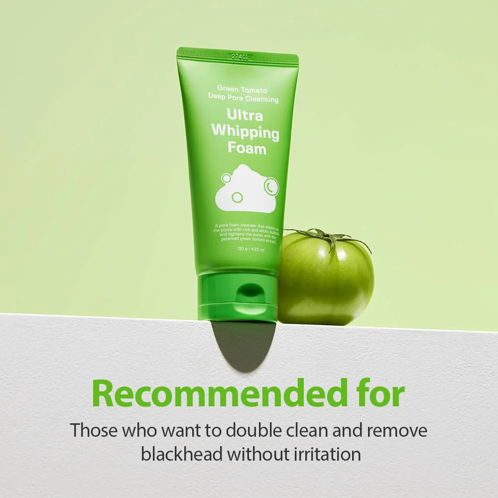 Sungboon Editor Green Tomato Deep Pore Cleansing Whipping Foam 120g – product photo 7