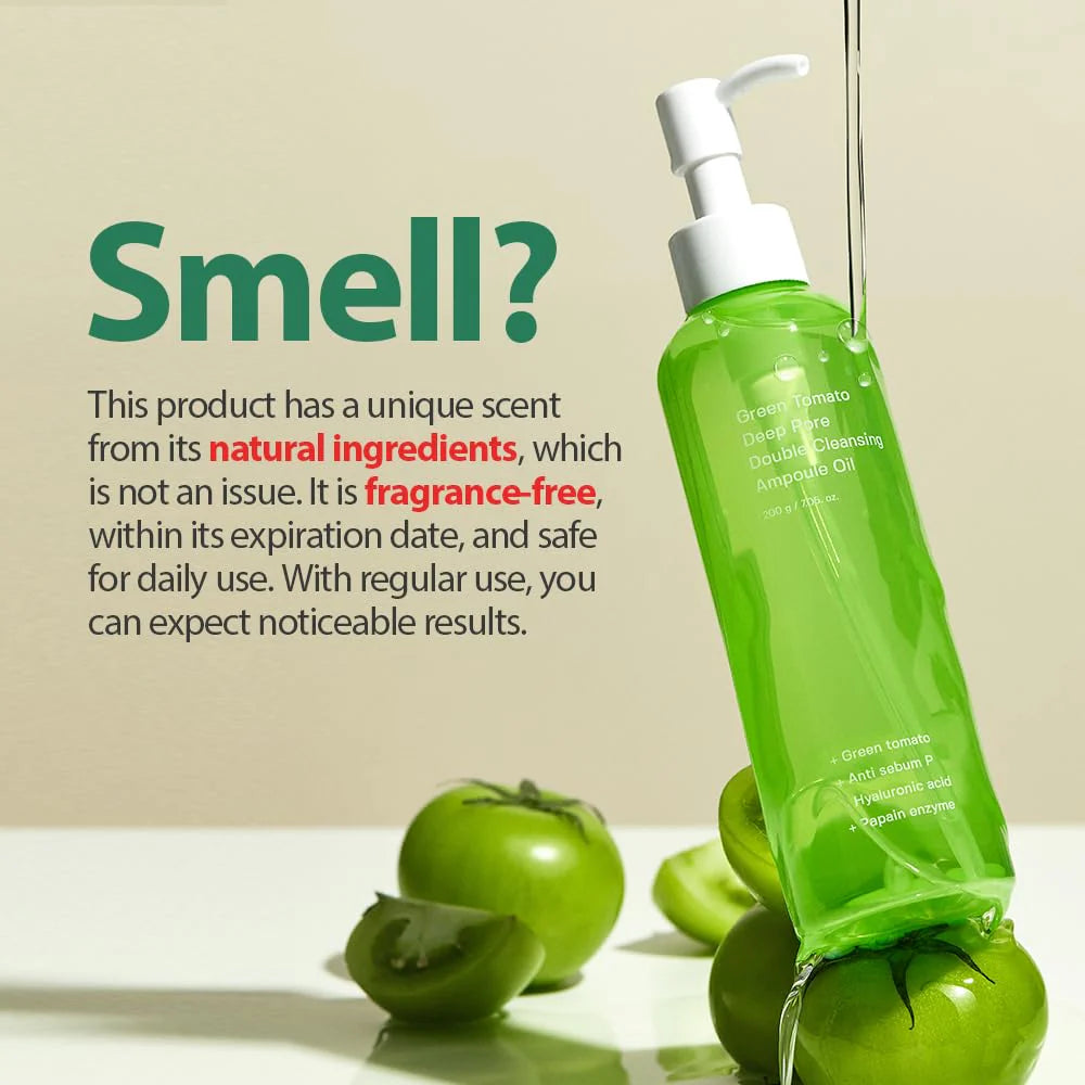 Sungboon Editor Green Tomato Double Cleansing Ampoule Oil 200g – product photo 5