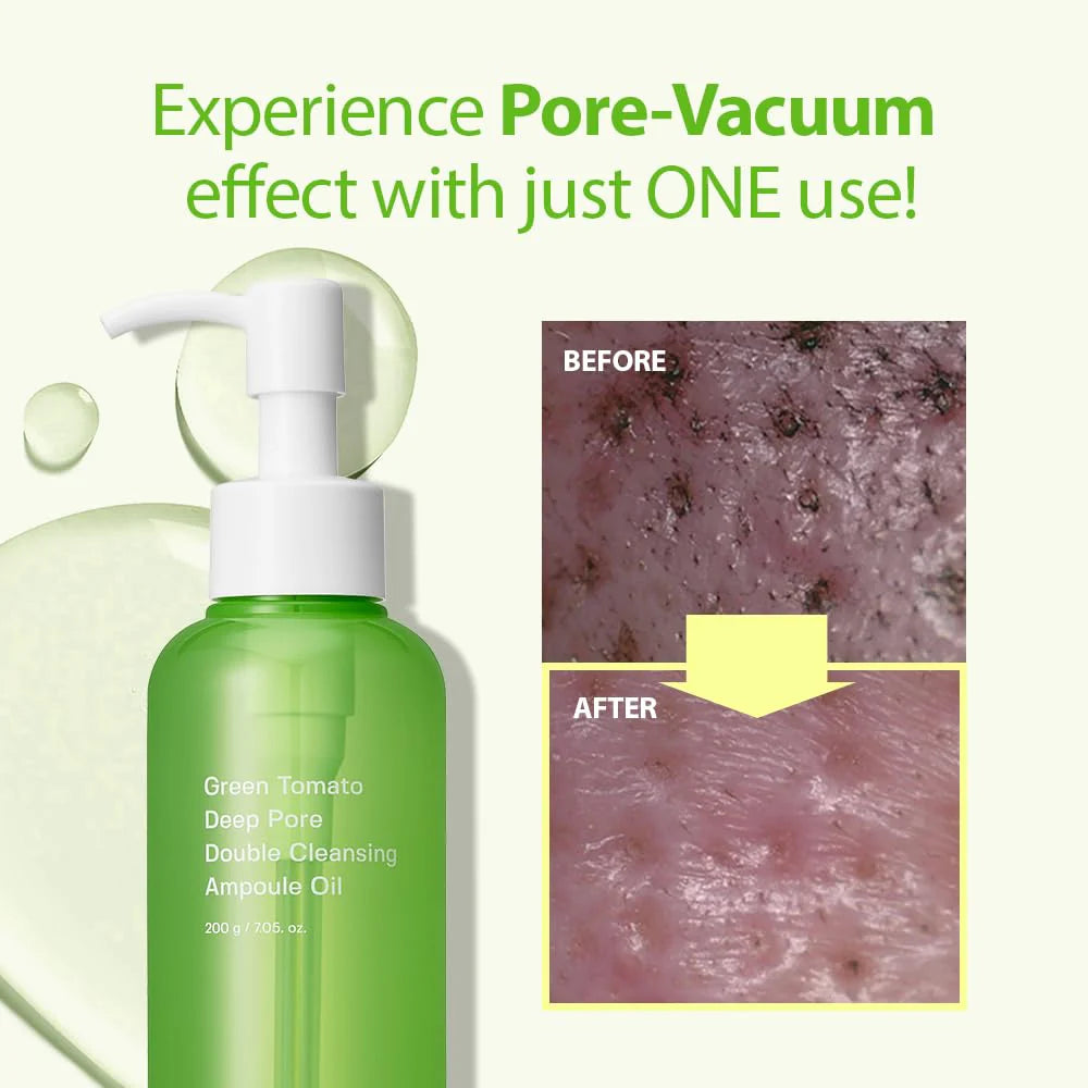 Sungboon Editor Green Tomato Double Cleansing Ampoule Oil 200g – product photo 6
