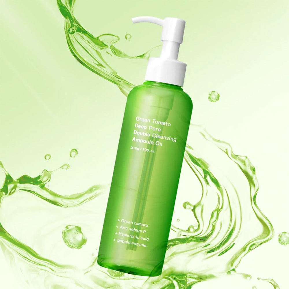 Sungboon Editor Green Tomato Double Cleansing Ampoule Oil / Yeşil Domates Özlü Çift Etkili Temizleme Yağı - SUNGBOON EDITOR - Vionine