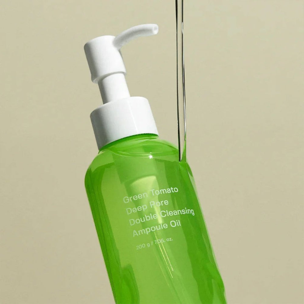 Sungboon Editor Green Tomato Double Cleansing Ampoule Oil / Yeşil Domates Özlü Çift Etkili Temizleme Yağı - SUNGBOON EDITOR - Vionine