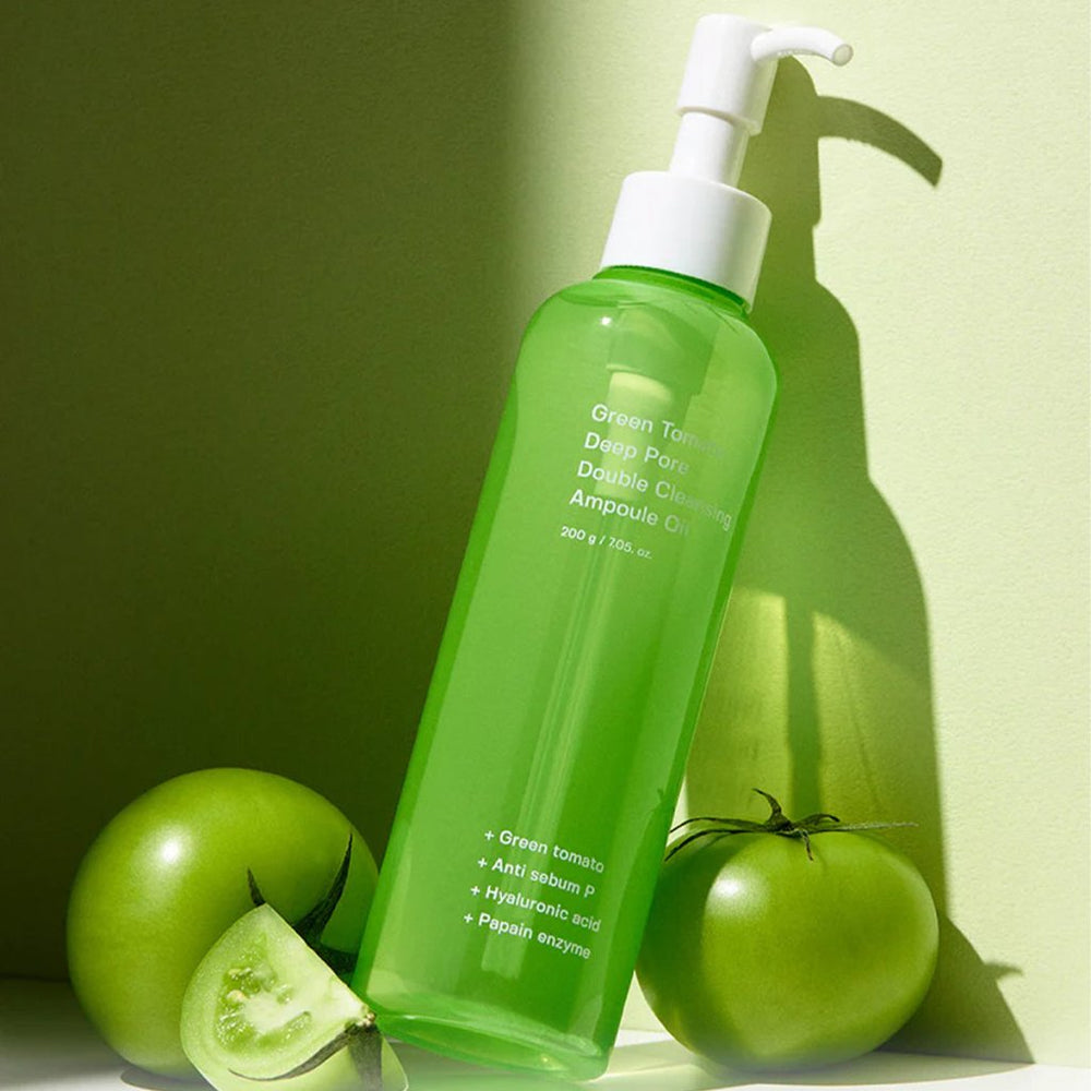 Sungboon Editor Green Tomato Double Cleansing Ampoule Oil / Yeşil Domates Özlü Çift Etkili Temizleme Yağı - SUNGBOON EDITOR - Vionine