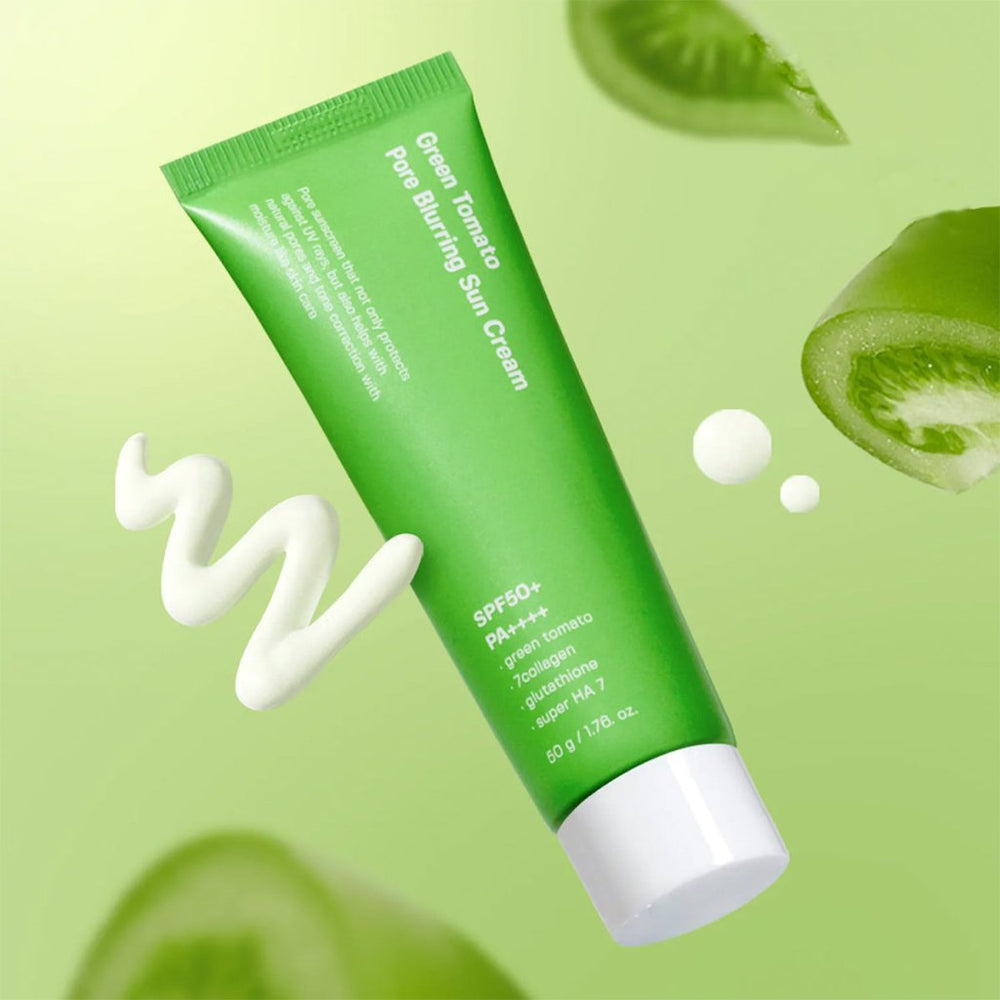 Sungboon Editor Green Tomato Pore Blurring Sun Cream SPF50+ PA++++ / Gözenek Sıkılaştırıcı ve Aydınlatıcı Güneş Koruyucu - SUNGBOON EDITOR - Vionine