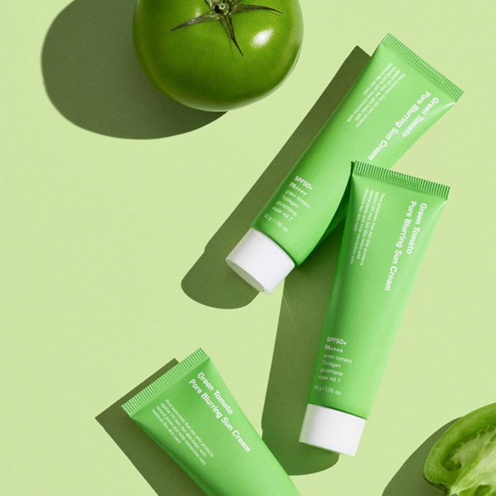 Sungboon Editor Green Tomato Pore Blurring Sun Cream SPF50+ PA++++ / Gözenek Sıkılaştırıcı ve Aydınlatıcı Güneş Koruyucu - SUNGBOON EDITOR - Vionine