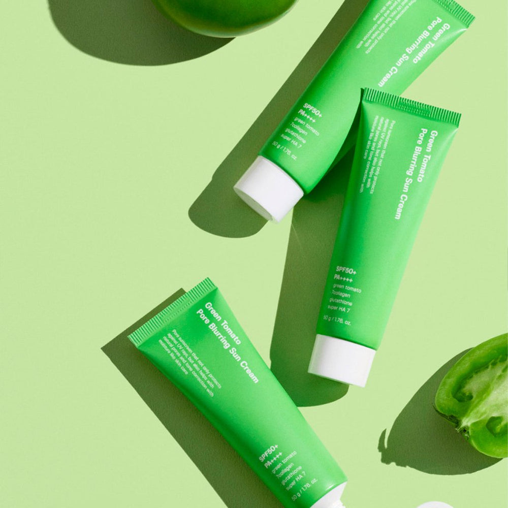 Sungboon Editor Green Tomato Pore Blurring Sun Cream SPF50+ PA++++ / Gözenek Sıkılaştırıcı ve Aydınlatıcı Güneş Koruyucu - SUNGBOON EDITOR - Vionine
