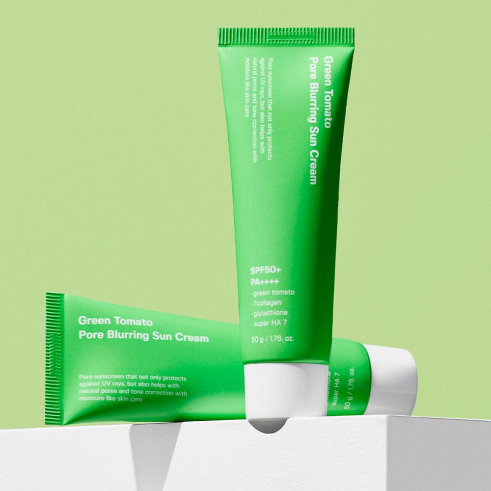 Sungboon Editor Green Tomato Pore Blurring Sun Cream SPF50+ PA++++ / Gözenek Sıkılaştırıcı ve Aydınlatıcı Güneş Koruyucu - SUNGBOON EDITOR - Vionine