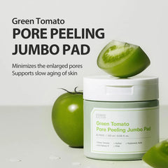 Sungboon Editor Green Tomato Pore Peeling Jumbo Pad 60pcs, Exfoliating – product photo 3