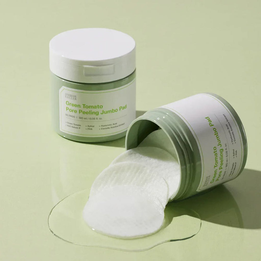 Sungboon Editor Green Tomato Pore Peeling Jumbo Pad 60pcs, Exfoliating – product photo 8