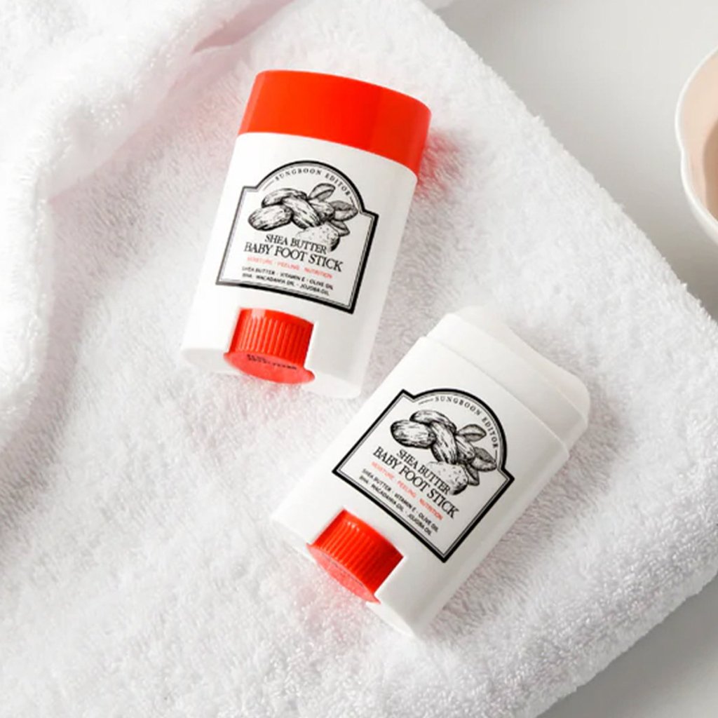 Sungboon Editor Shea Butter Baby Foot Stick 40ml Heel Balm – product photo 2
